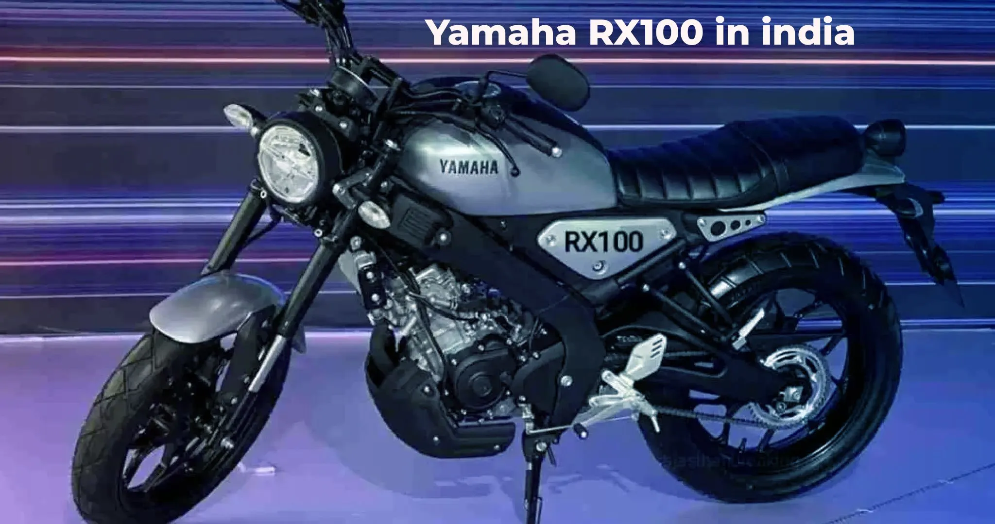 Yamaha rx100 in india